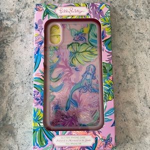 Lily Pulitzer XR glitter Mermaid iPhone case